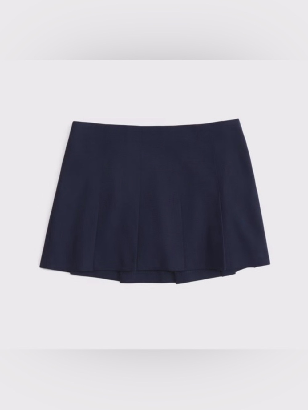 Abercrombie & Fitch Navy A-Line Skater Skirt